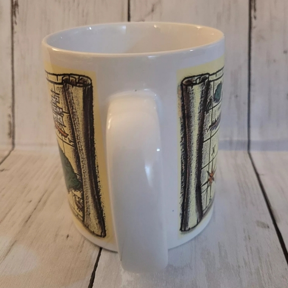 Map Of The Hawaiian Islands: Mug. 1996. Island Heritage. Maui Kauai Oahu Molokai - Picture 11 of 16